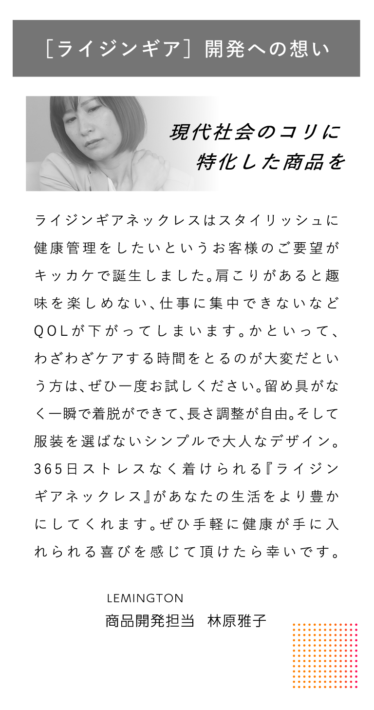 ライジンギアシリーズ開発への想い